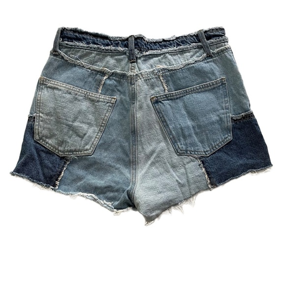 WILD FABLE Women’s Patchwork Denim Shorts - Size 4 - Picture 7 of 11